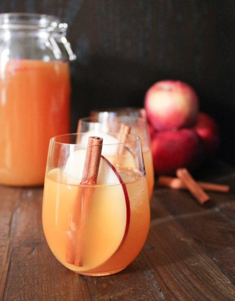 Spiced Cider Bourbon Punch by Domesticate Me