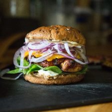 GRILLED CHICKEN OF THE WOODS SANDWICH-image