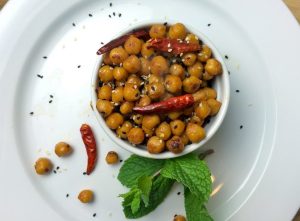 beer sriracha chickpeas