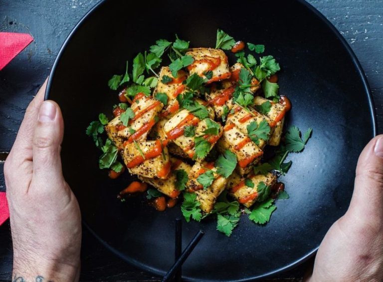 Wicked Easy Black Pepper Sriracha Tofu Wicked Kitchen   Wicked Easy And HotAF 🔥Black Pepper – Sriracha Tofu 850x625 1 768x565 