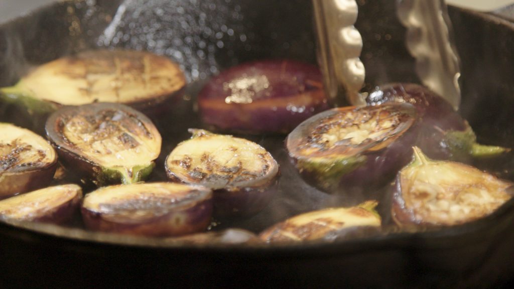 hoisin aubergine recept