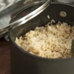 Perfekter brauner Reis