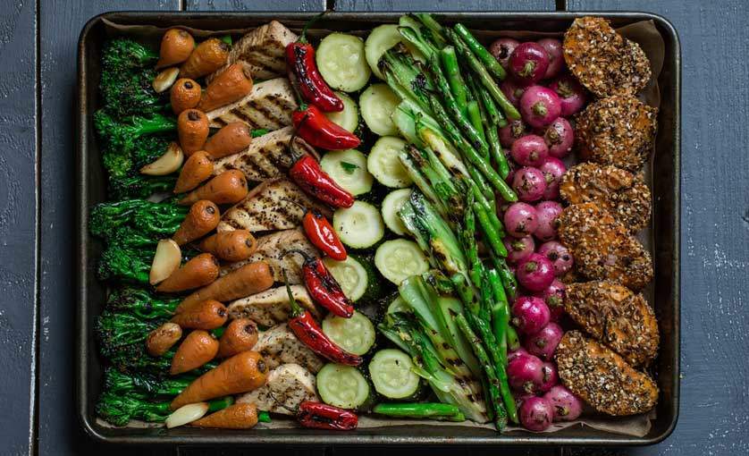 hermosos platos de verduras para las fiestas