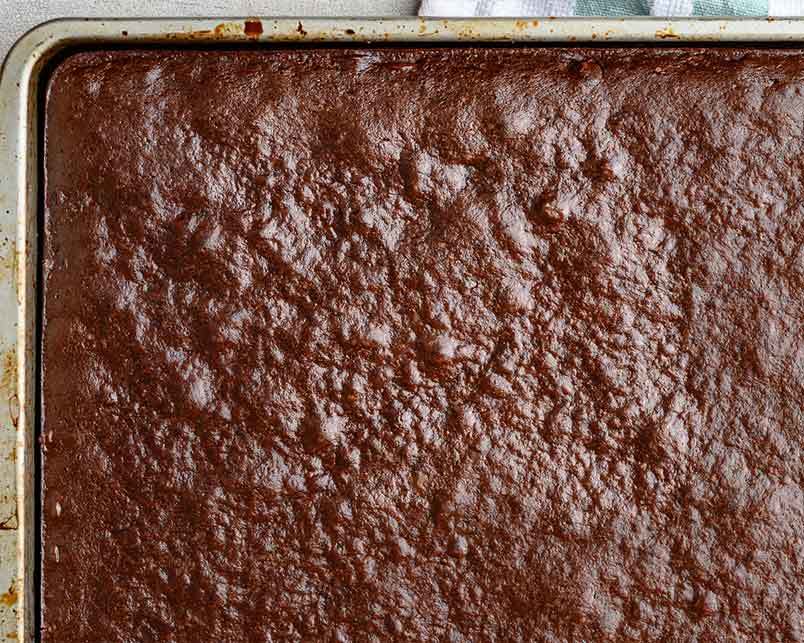 receta vegana de brownies con caramelo