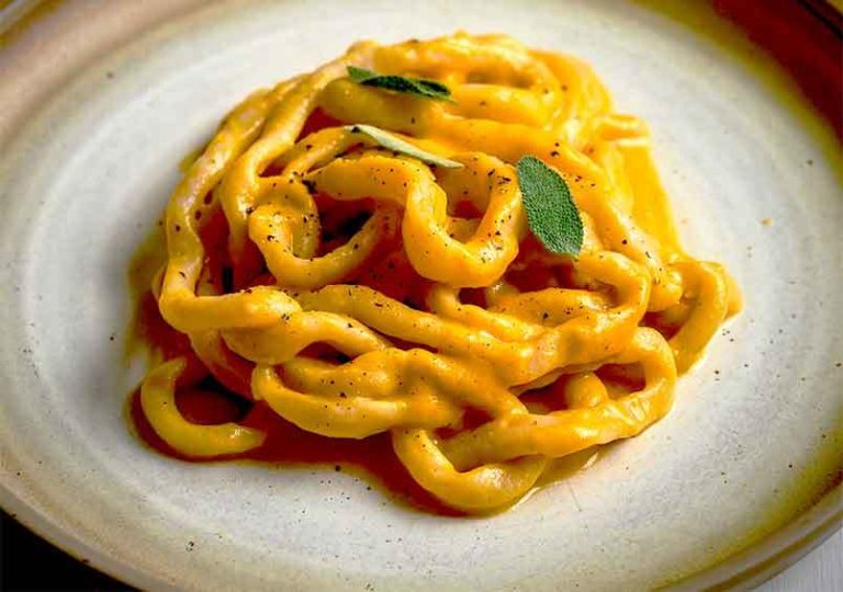 Pici Pasta in Smoky Squash Sauce Makes for A Great Plant-based Meal