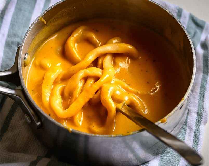 pici pasta recipe with squash sauce