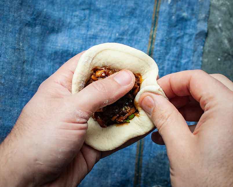 vegansk boa recept med hoi sin sås och kung ostronsvamp