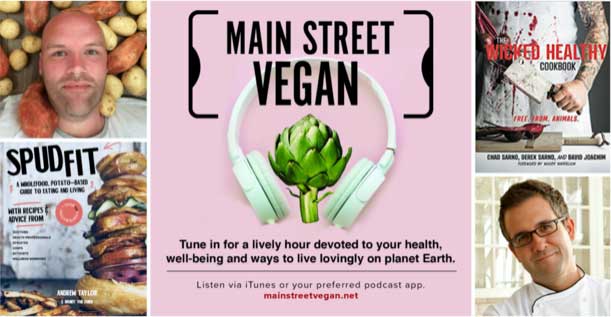 main street vegan podcast with chad sarno