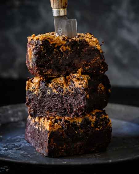 brownie végétalien