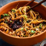 vegan Szechuan noodles