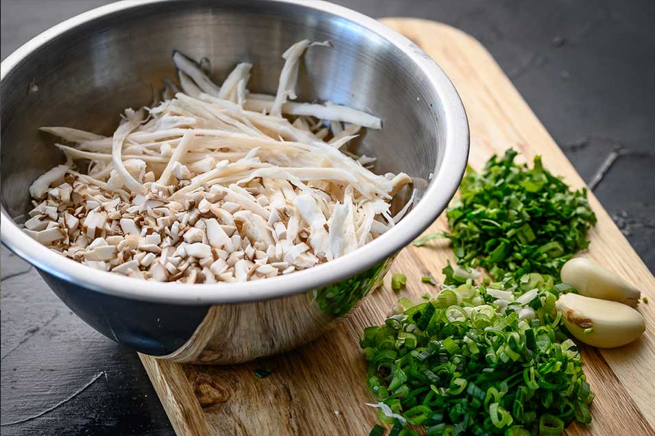 vegan szechuan noodle recept stappen