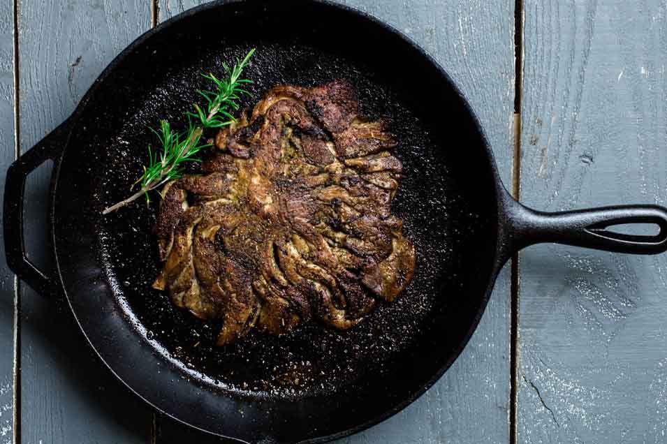 steak de champignons végétalien