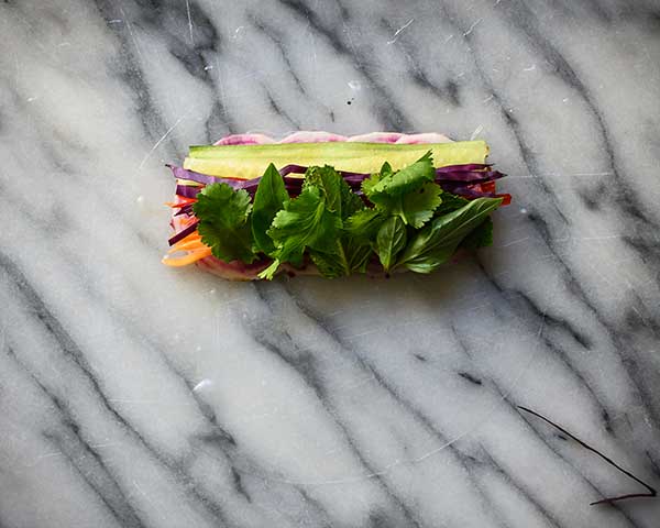 vegan summer rolls recipe steps
