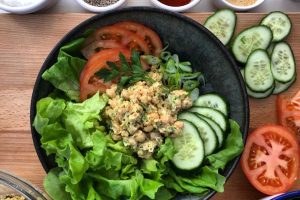 vegan no-egg salad