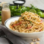 Erdnuss-Ingwer-Thai-Spaghetti