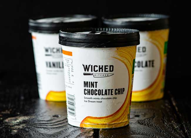 wicked kitchen mint chocolate chip ice dream