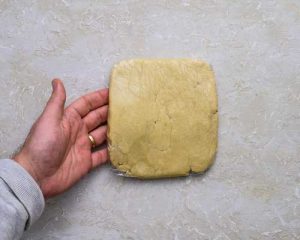 vegan shortbread swirl dough