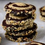 recept voor vegan shortbread swirl cookies