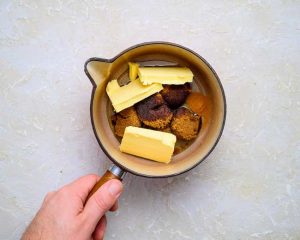 ingrédients de la pâtisserie à l'érable et aux pacanes