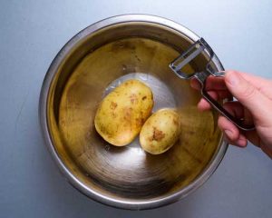 aardappelen voor kimchi hash browns