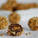 recette chocolat aux truffes au beurre de cacahuètes