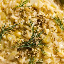 Creamy Orzo with Fennel-image