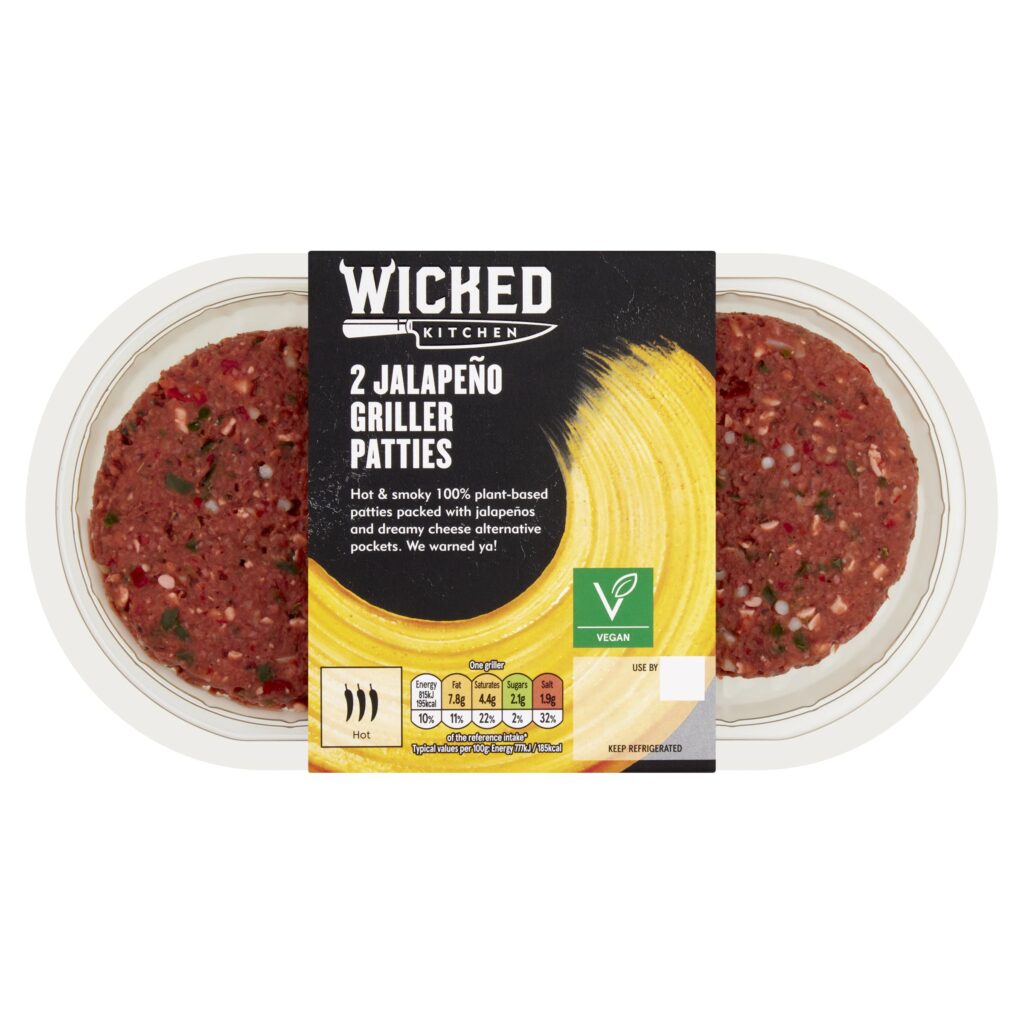 Wicked Kitchen Jalapeno Griller Burgers