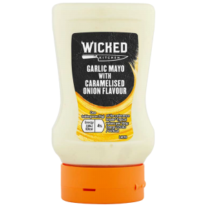wicked kitchen vegane mayo-knoblauch mit karamellisierten zwiebeln