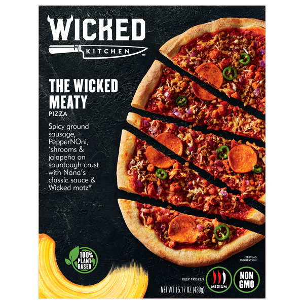 the wicked meaty pizza