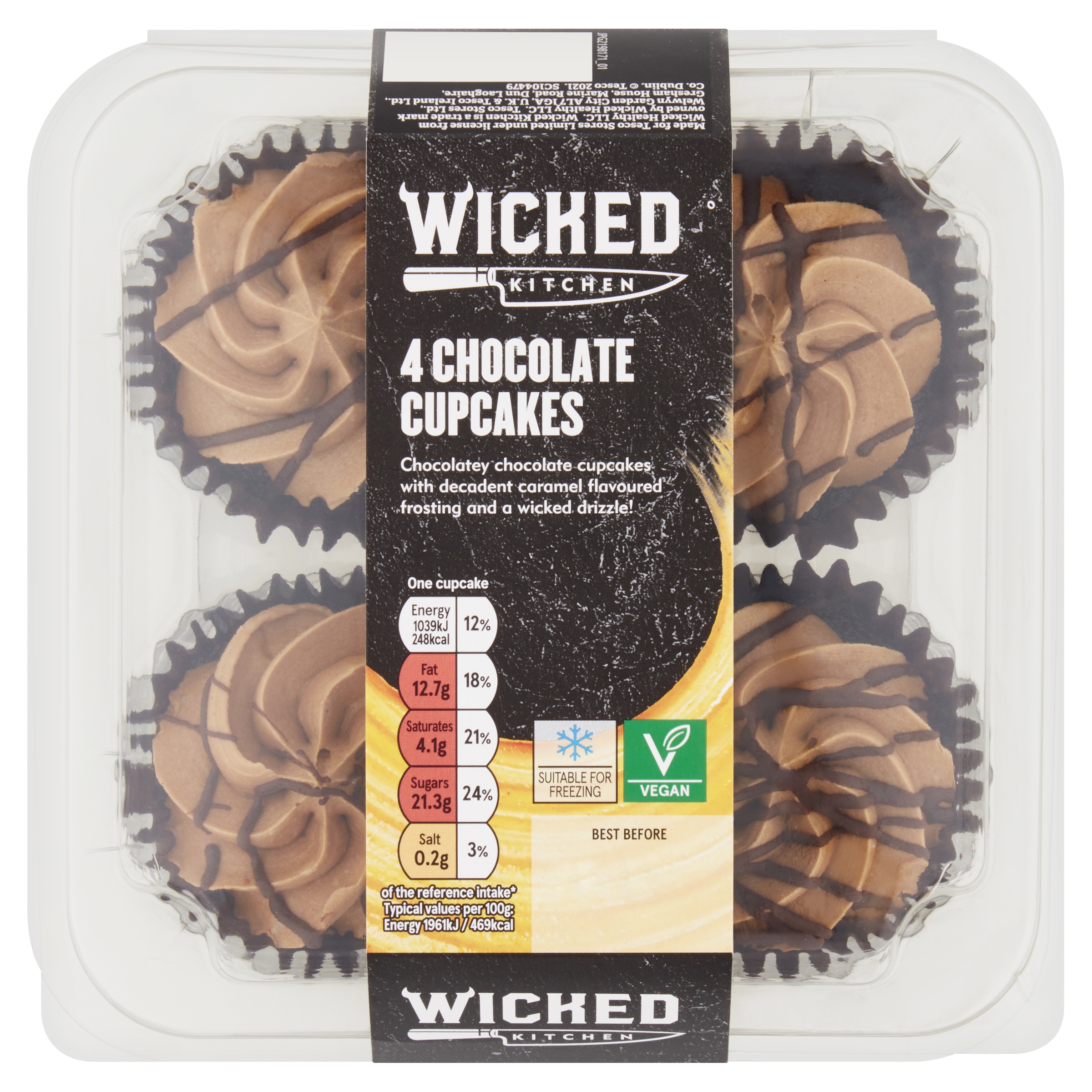 Cupcakes de chocolate de Wicked Kitchen