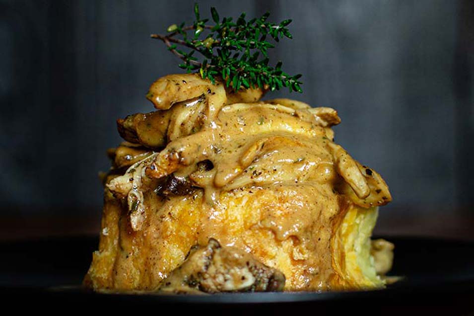 potato wellington turkey gravy