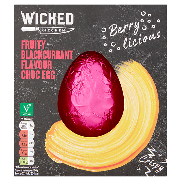 Fruity Blackcurrant Flavour Choc Egg
