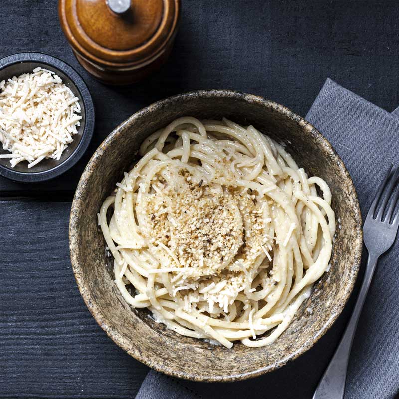 recept på cacio e pepe