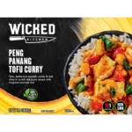 vegaaninen Panang curry tofu
