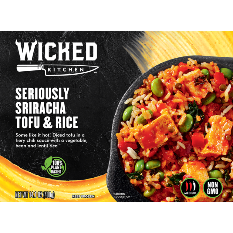 Seriously Sriracha Tofu & Rice Vegan Frozen Meal