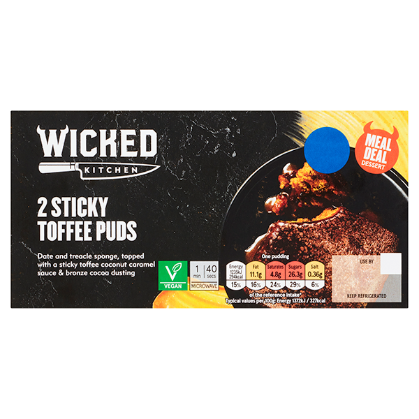 2 Sticky Toffee Puds