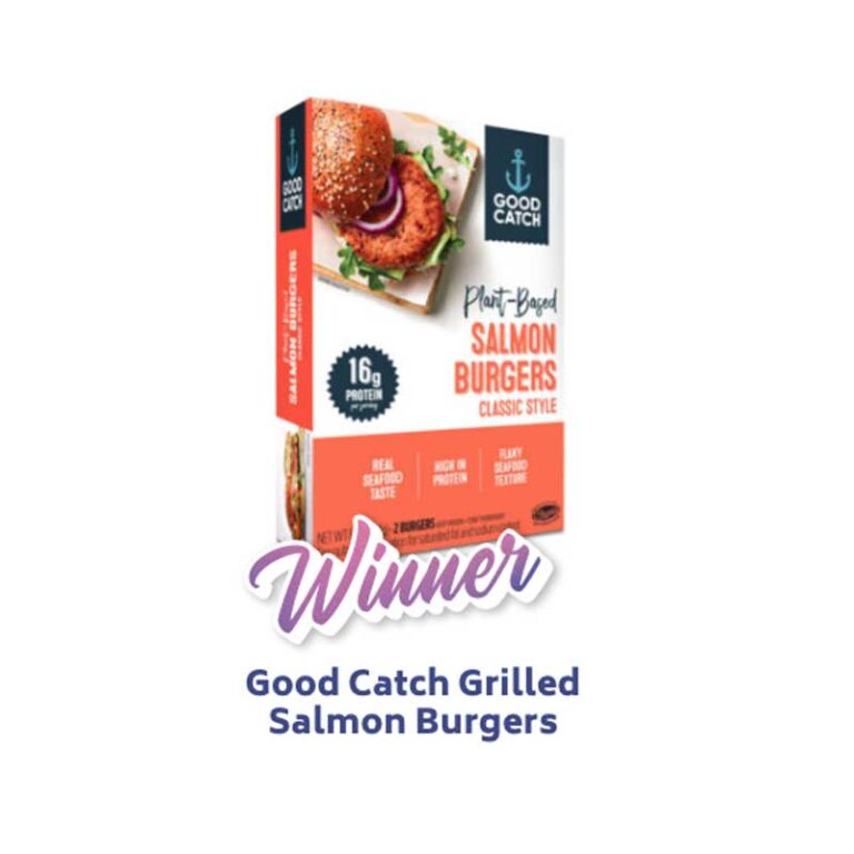 Our Grilled Salmon Burger Wins 2022 PETA Libby Award