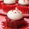 Vegan Red Velvet Cupcakes - Indulgent and Decadent Treat