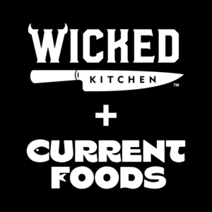 Wicked Kitchen- ja Current Foods -logot