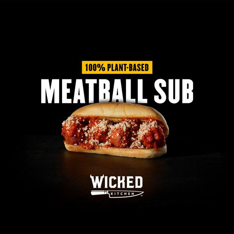 wicked meat ball sub