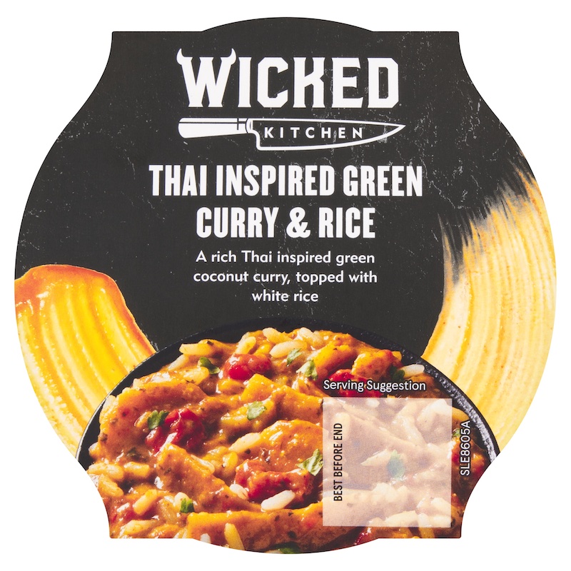 Arroz y curry verde de inspiración tailandesa de Wicked Kitchen