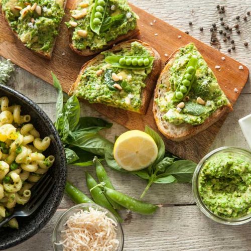 pea and mint pesto