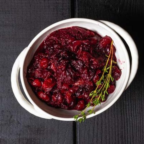 BLOOD ORANGE CRANBERRY SAUCE