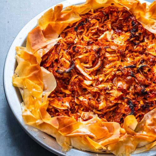 Harissa and cabbage pie