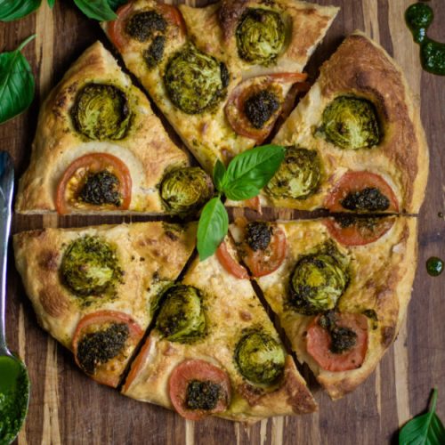 Pesto-Brussels-Sprouts-Tomato-Pizza-850x625