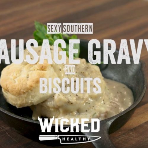 Sexy-Southern-Sausage-Gravy-and-Biscuits-850x625