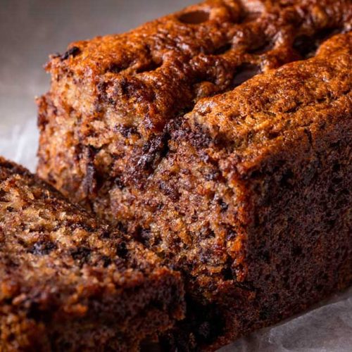 plant-based chocolate chip banana bread