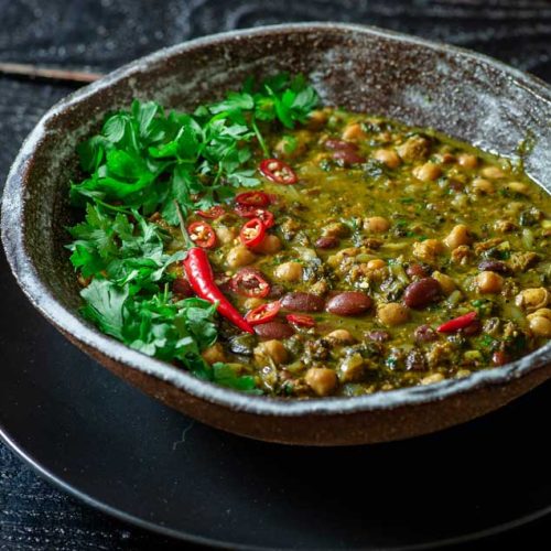 persian herb & bean stew