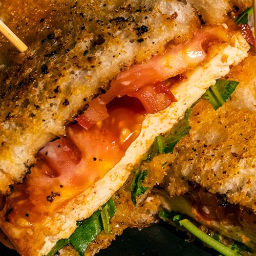 bacon tofu sandwich