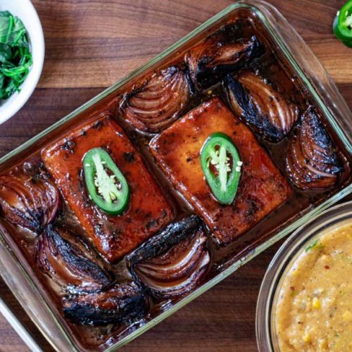 BBQ Tofu & Polenta
